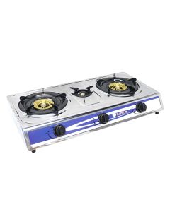 Three-burner gas stove, countertop gas range