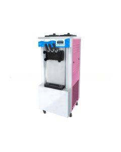 Vertical three-color ice cream machine